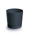 Prosperplast Πιθάρι Πλαστικό Anthracite με Πιάτο 15x15εκ.
