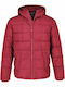 Volcano Herren Winter Jacke Puffer RED