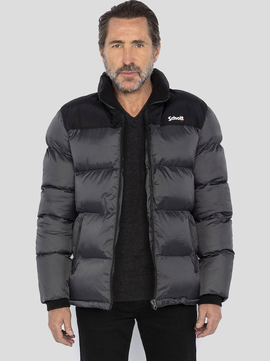 Schott N.y.c Winter Jacket Puffer Anthracite