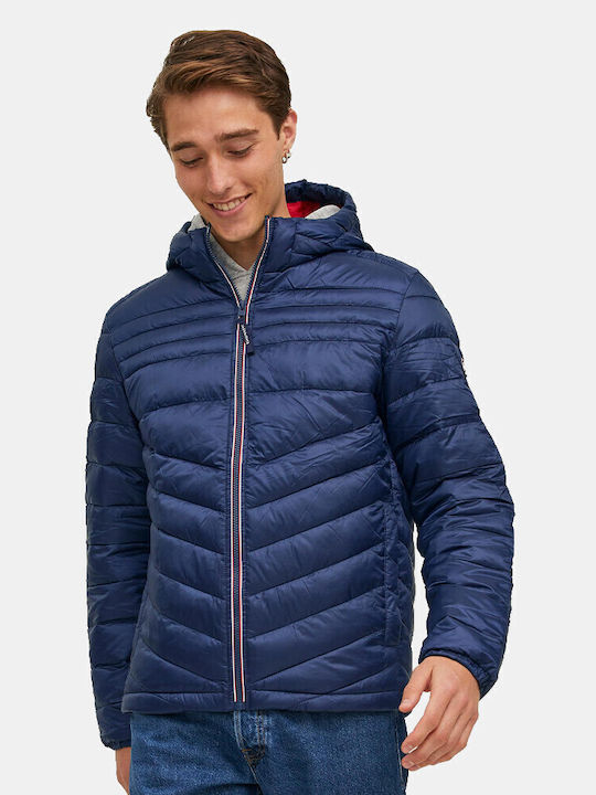Jack & Jones Winter Jacke Puffer Blau