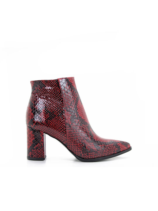 Sopasis Shoes Damen Knöchelstiefel Rot