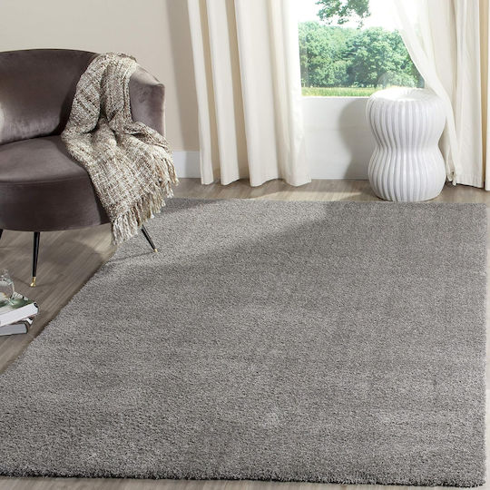 Saray Home Velvet Килим Правоъгълена Shaggy Grey mix