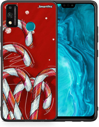 Smartfits Candy Cane Back Cover Multicolor (Honor 9X Lite)