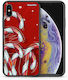 Smartfits Candy Cane Umschlag Rückseite Mehrfarbig (iPhone XS Max)