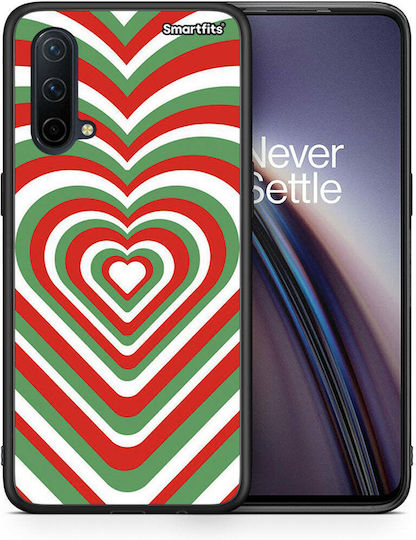 Smartfits Hearts Umschlag Rückseite Schwarz (OnePlus Nord) 8680311456083_47543563190611