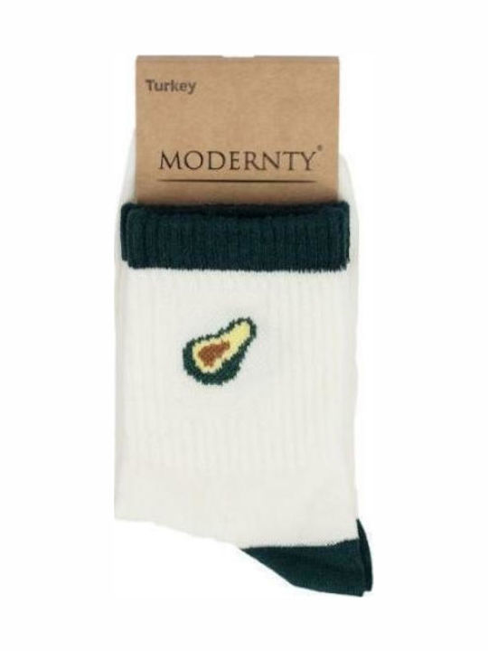 Modernty Дамски Чорапи White 1Пакет