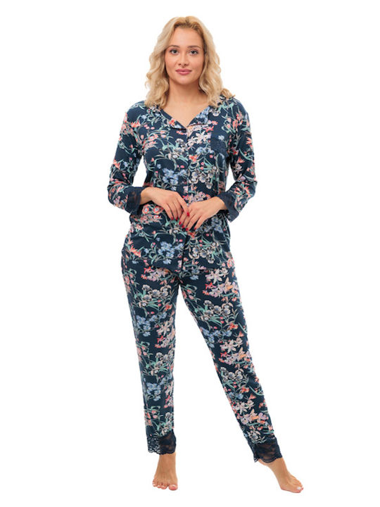 Angel's Secret Winter Damen Pyjama-Set