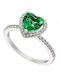 Oxzen Ring with Zircon made of Silver