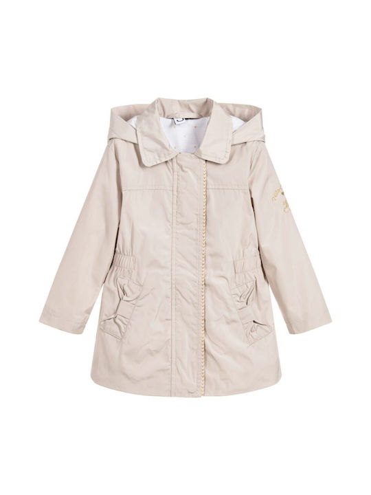 3 Pommes Kids Trench Coat Beige