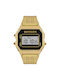 Bergson Digital Watch Automatic with Gold / Gold Metal Bracelet