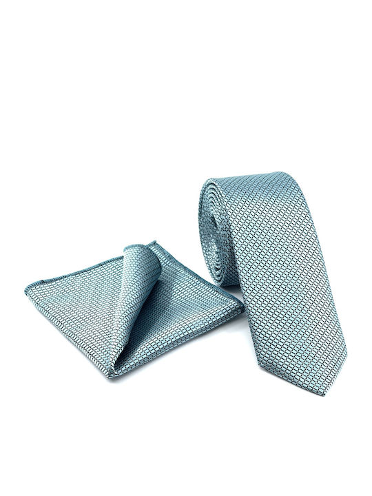 Legend Accessories Men's Tie Set Printed Eskyblue