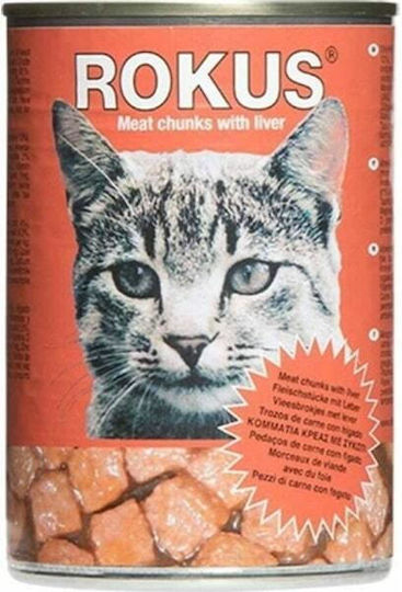Rokus Υγρή Τροφή Σκύλων σε Κονσέρβα με Συκώτι 410gr