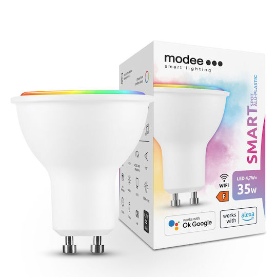 Modee Lighting Смарт крушка LED 4.7W за фасунга GU10 RGB 400лм