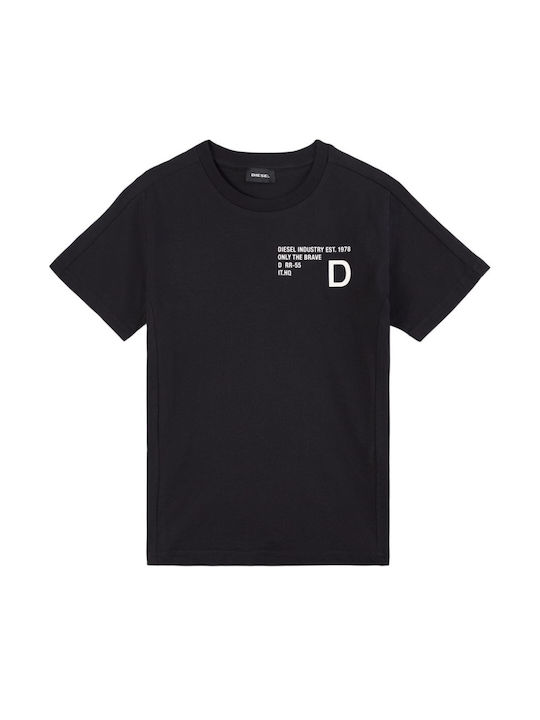 Diesel Παιδικό T-shirt Μαύρο