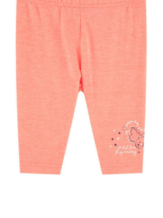 3 Pommes Leggings pentru Copii Capri Orange