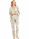Catherine's Pentru Femei Halat cu Pijamale Floral Catherine S