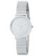 Pierre Cardin Belleville Monogram Women's Watch with Silver Metal Bracelet