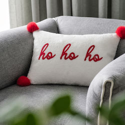 Gofis Home Weihnachtsdekorative Kissen Kopfkissenbezug Weiß