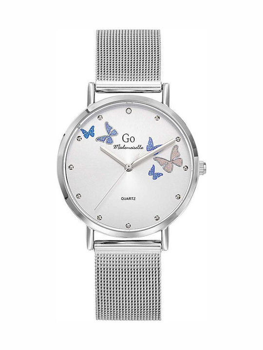 Gocomma Women's Watch with Silver Metal Bracelet