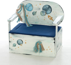 Bellissimo Blue Baptism Bench Box