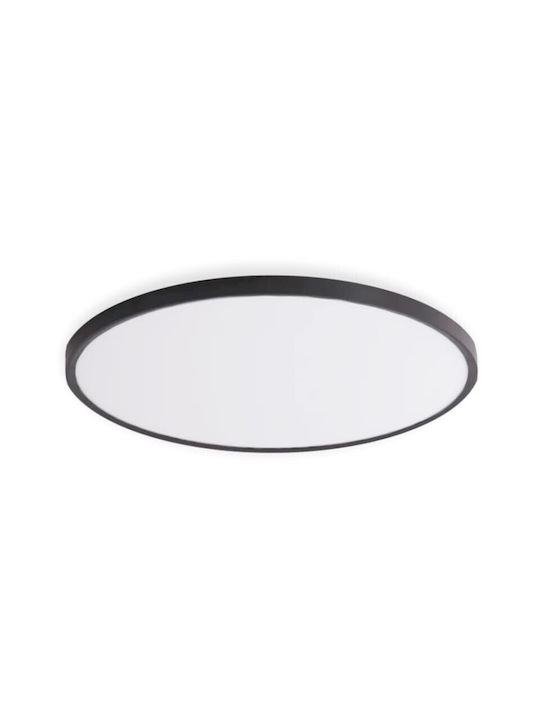 Redled Plafonieră de tavan cu LED integrat în culoarea Negru 50buc Negru