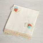 Bellissimo Christening Oilcloths Set with Flower Theme