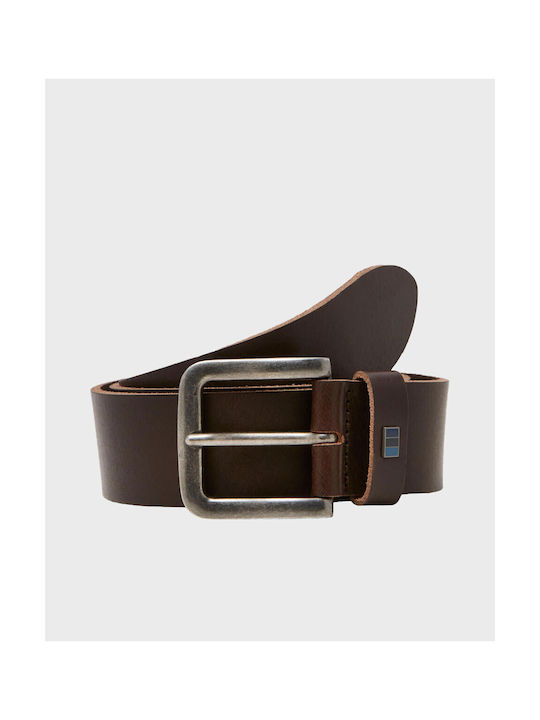 Jack & Jones Men's Leather Belt Brown