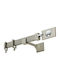 Zogometal Metallisch Vorhangstange Einfach Nickel matt/chrome