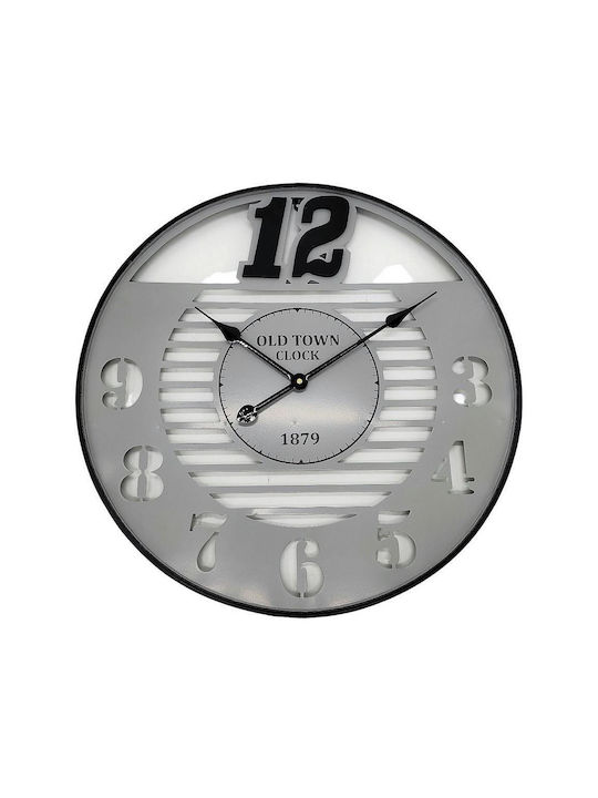 Oriana Ferelli Wall Clock Metallic Ø60cm