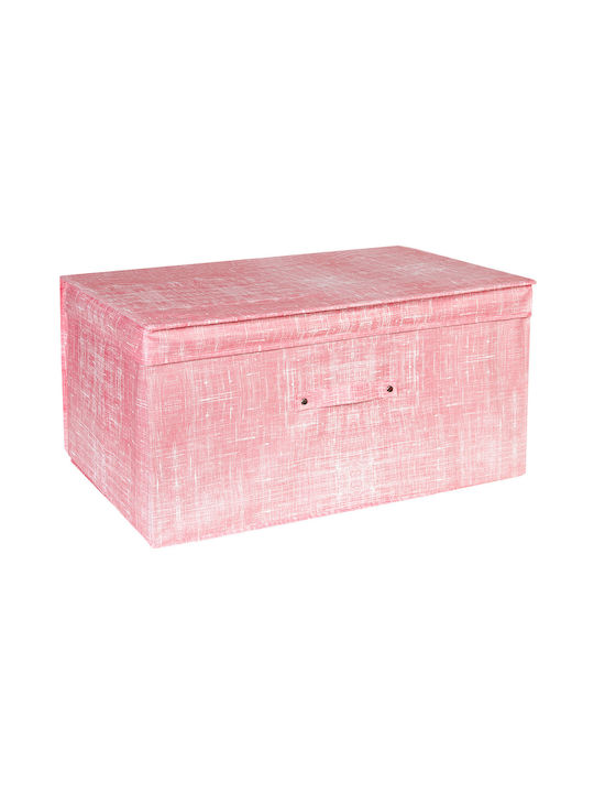 Keskor Stoff Aufbewahrungsbox mit Deckel Rosa 6...