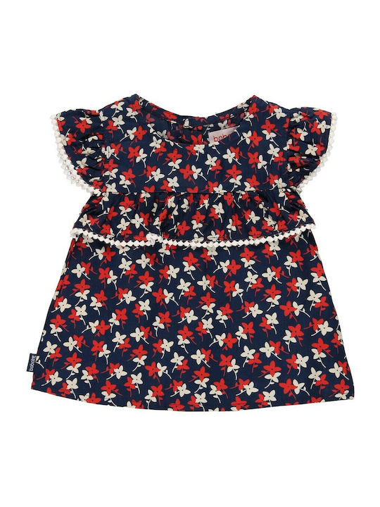 Boboli Kids Blouse Short Sleeve Blue