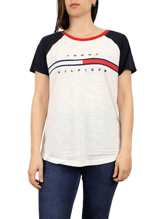 Tommy Hilfiger Damen T-shirt Weiß