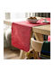 Gofis Home Weihnachtlich Tischtuch Läufer Metallisch Rot L160xB37cm.