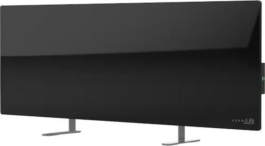 AENO Konvektorheizung Boden 700W mit elektronischem Thermostat 100x36.5cm Schwarz