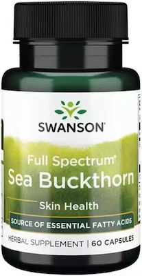 Swanson Full Spectrum Sea Buckthorn 400mg Ιπποφαές 60 κάψουλες