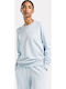 Identity Small Logo French Terry Γυναικείο Φούτερ Feel good blue