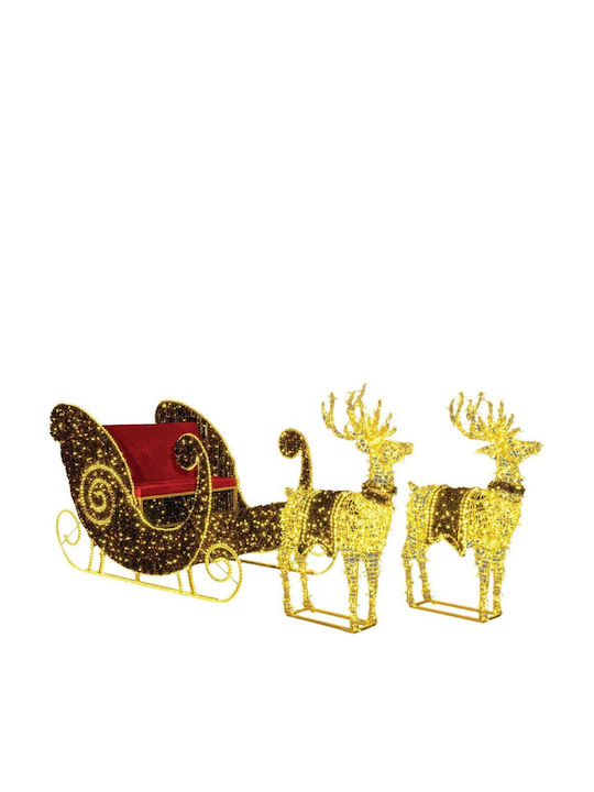 Lianos Weihnachts- Beleuchtete Dekorative Darstellung Mehrfarbig 120x150x450cm