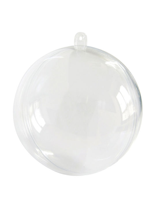 Ornament suspendat Glob Plastic Transparent 12buc Set 5buc