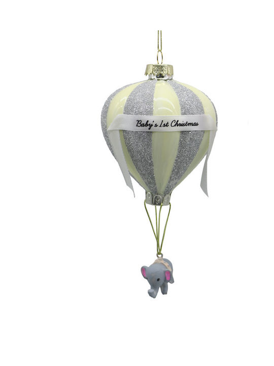 Hängendes Ornament Ballon Silber