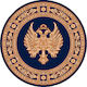 Isexan Църковен килим кръгъл Navy Blue с диамет...