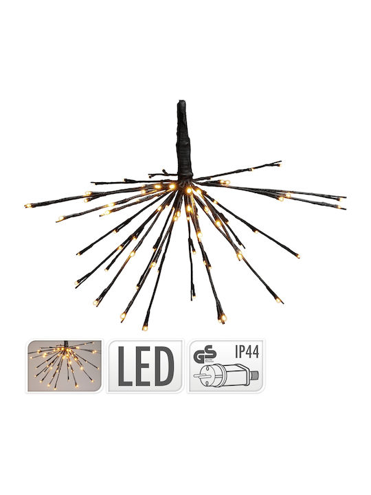 24 Lichterketten LED Warmes Weiß in Zeichenfolge 1Stück