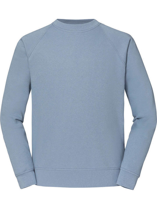 Fruit of the Loom Raglan Ανδρικό Διαφημιστικό Φούτερ Μακρυμάνικο Mineral Blue