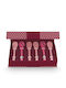 PiP Studio Oriental Flower Festival Spoon Set Coffee / Tea made of Porcelain Dark Pink 13cm 6pcs
