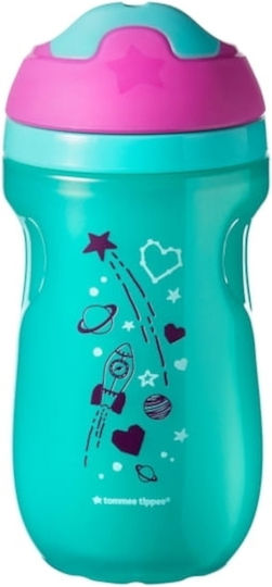 Tommee Tippee Παιδικό Ποτηράκι Sippee Cup από Πλαστικό Πράσινο 260ml για 12m+