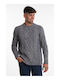 Bellissimo Men's Long Sleeve Sweater Gray