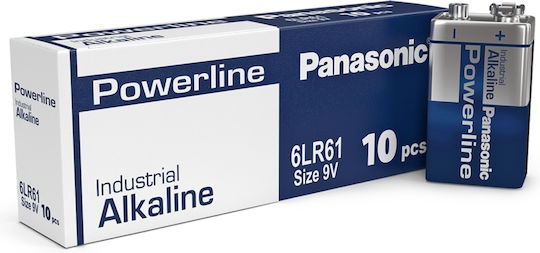 Panasonic Powerline Baterii Alcaline 9V 10buc | Skroutz Romania