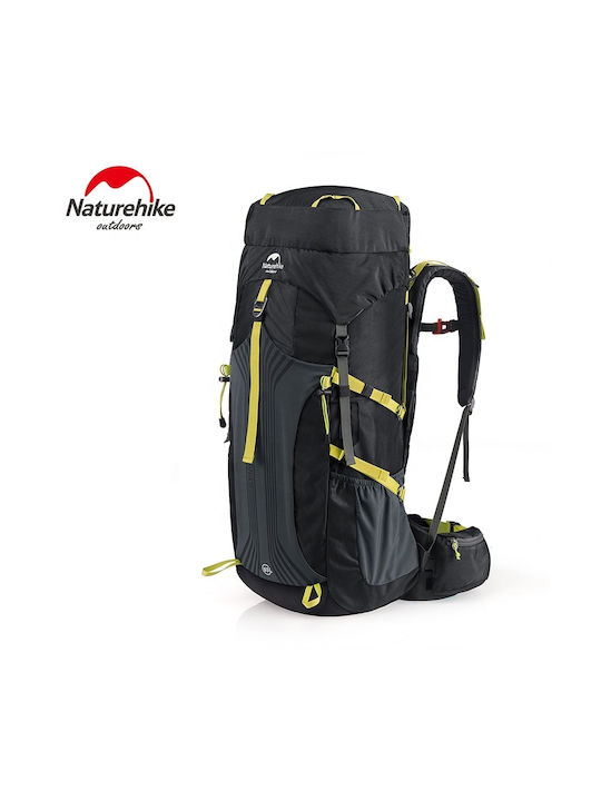 Naturehike Ορειβατικό Σακίδιο 70lt Αδιάβροχο Μαύρο