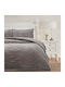 Down Town Home Duvet Cover Set Cotton Satin Queen with 2 Pillowcases 230x250 Pacific 383 Grey