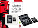 Kingston Canvas Select microSDXC Clasa 10 U1 cu adaptor