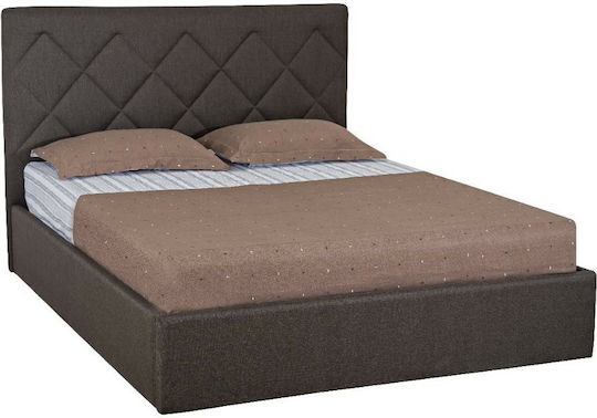 Paulina Bett Einzelbett Mit Stoff bezogen Fabric für Matratze 100x200cm